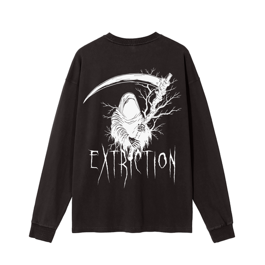 Extriction Enzyme Washed Long Sleeve T-shirt